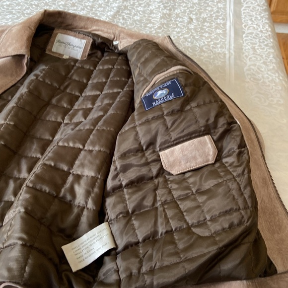 Norm Thompson Mens Tan Suede Jacket - Picture 8 of 15